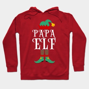 Papa elf family matching Christmas Hoodie